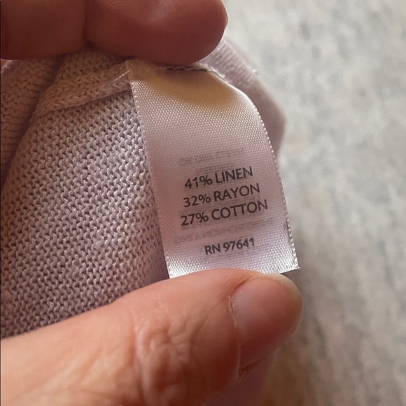 J.Jill Open Front Sweater Light Purple - Picture 7 of 7